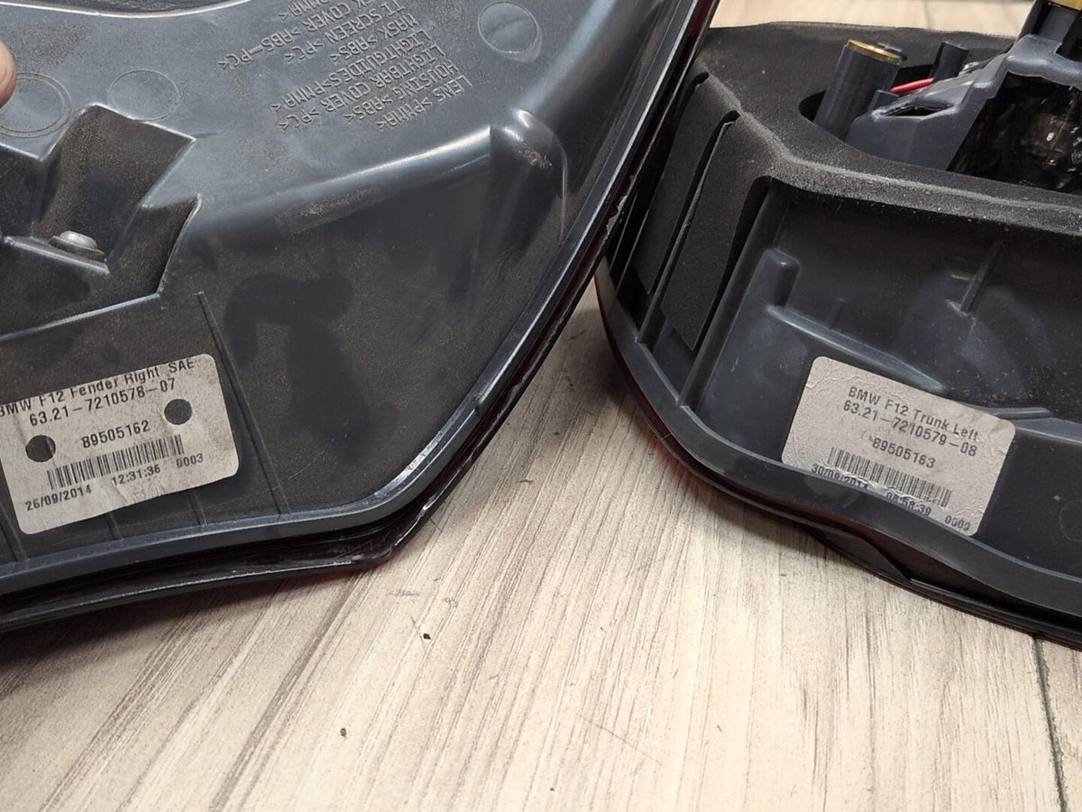 2012-2018 BMW M6 F06 F12 F13 Rear Left Right Outer Inner Tail Lights SET OEM