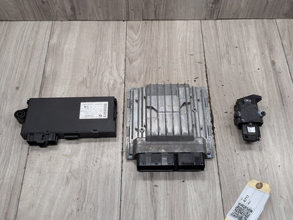 BMW E60 Engine Motor MSD81 ECU DME Computer w/ Cas &amp; Key SET PN: 6954722