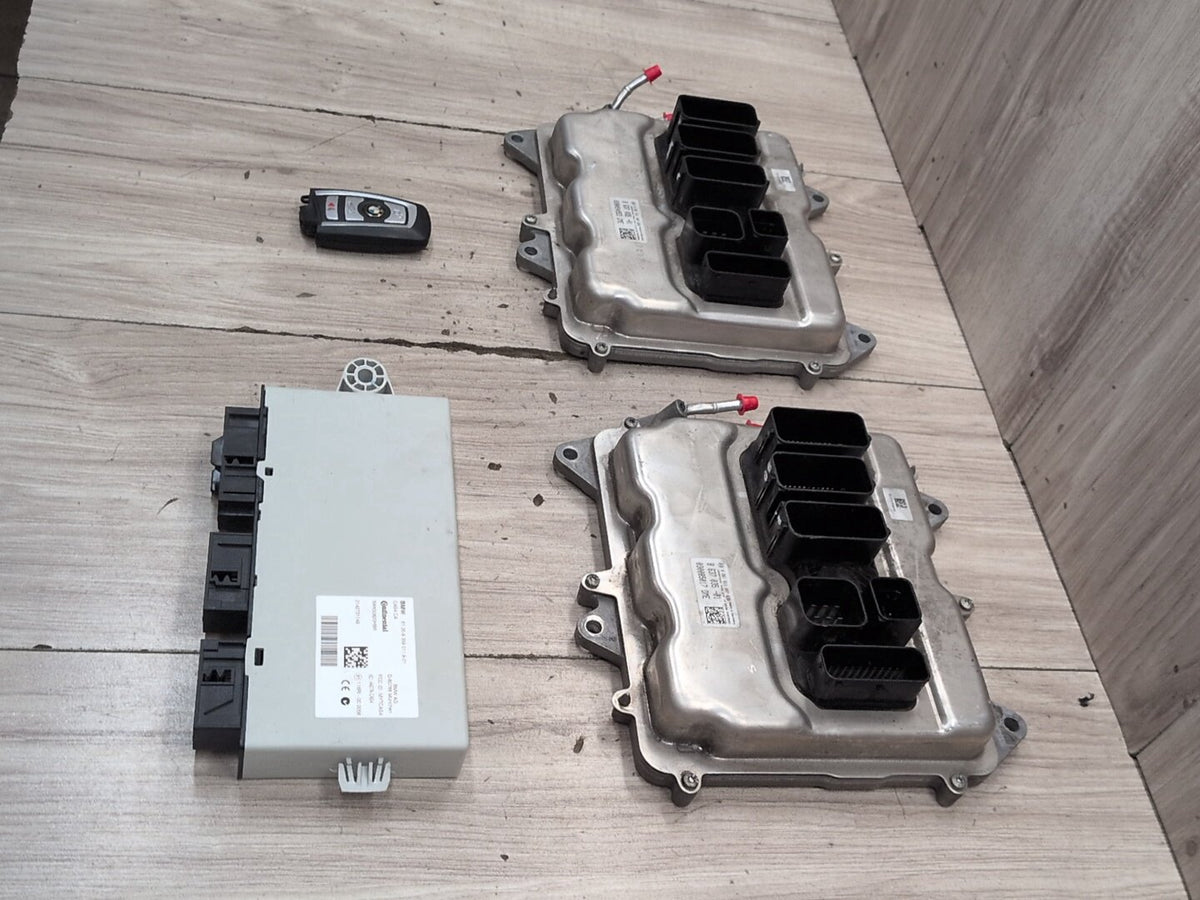 13-19 OEM BMW F06 F10 F12 F13 M5 M6 Engine S63 ECU DME Computer w/ CAS4 & Key SET