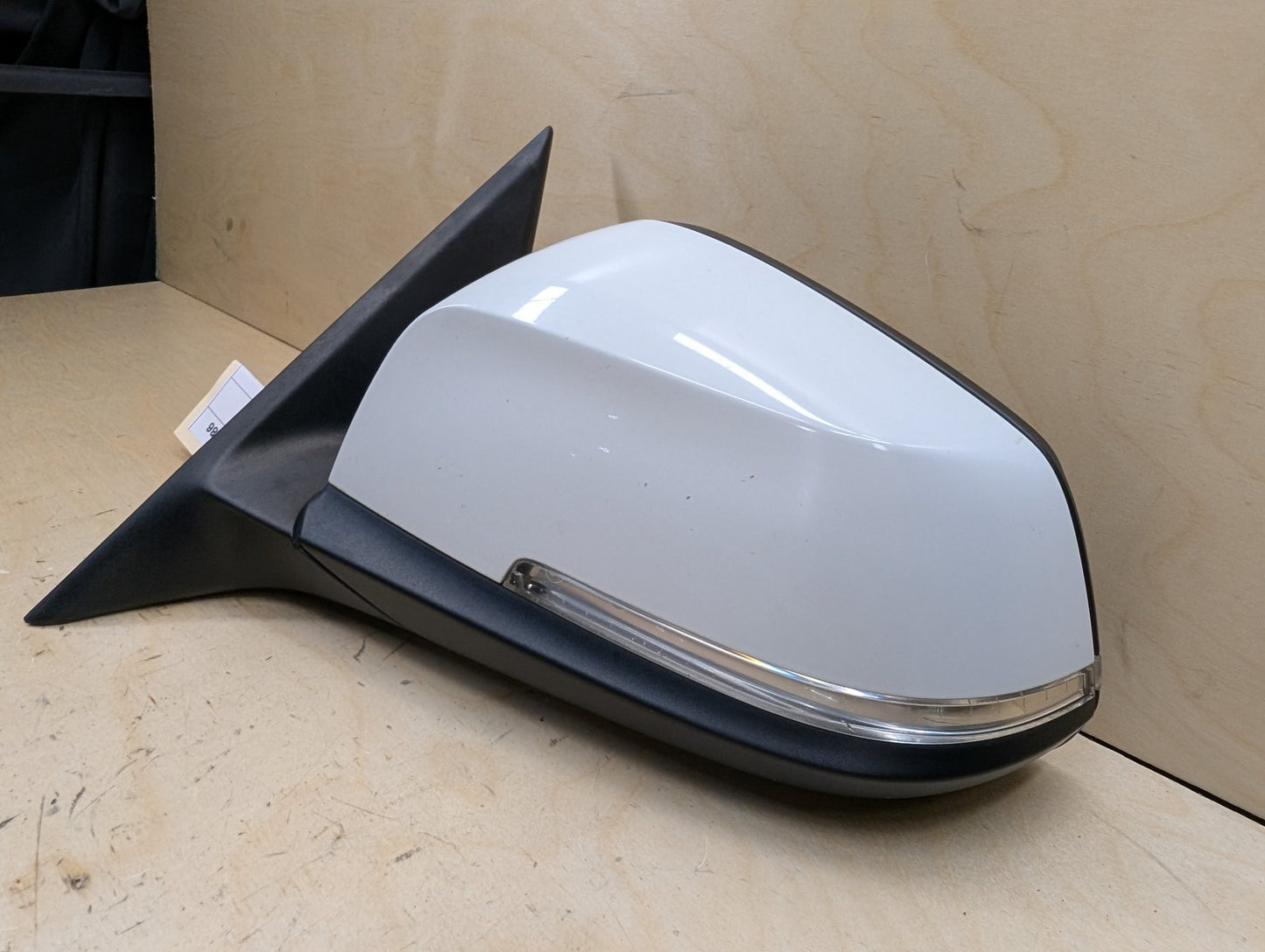 12-18 OEM BMW F30 328 330 335 340 Left Driver Auto Dip Heated Side Mirror White 300