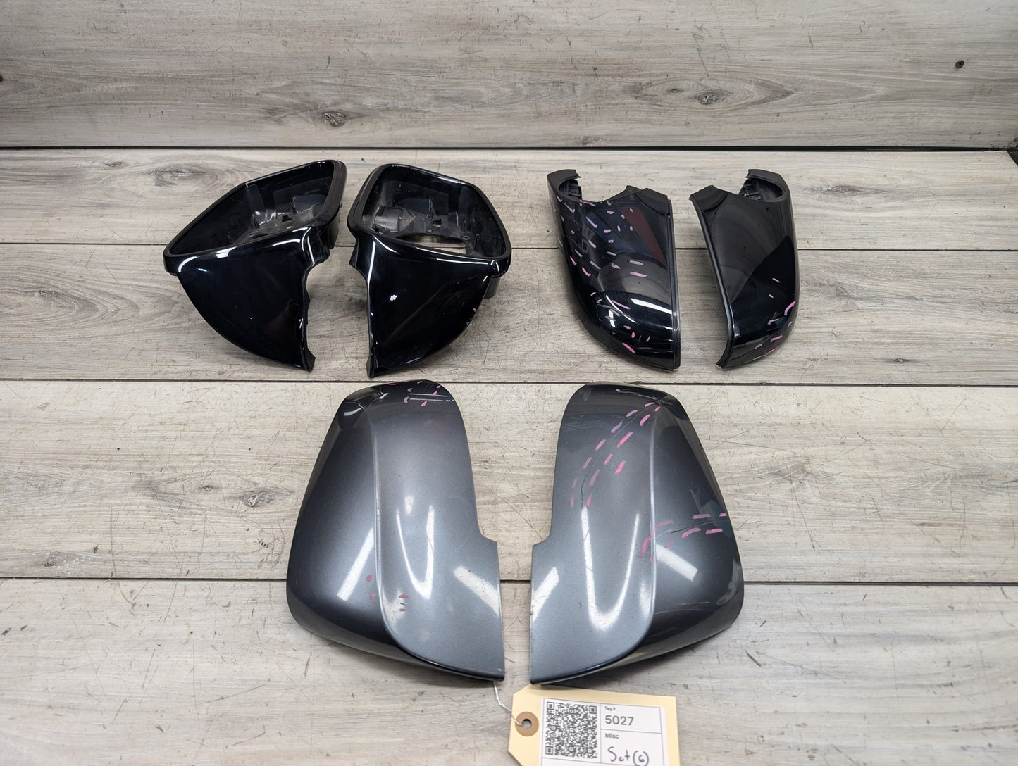12-20 OEM BMW F30 F32 F33 F36 Front Left Right Side Mirror Cap Covers SET