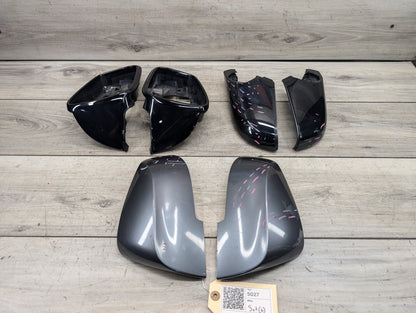 12-20 OEM BMW F30 F32 F33 F36 Front Left Right Side Mirror Cap Covers SET