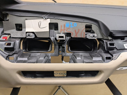 19-23 OEM BMW G05 X5 LEATHER Dashboard Cover Trim Panel BLACK/BEIGE w HUD