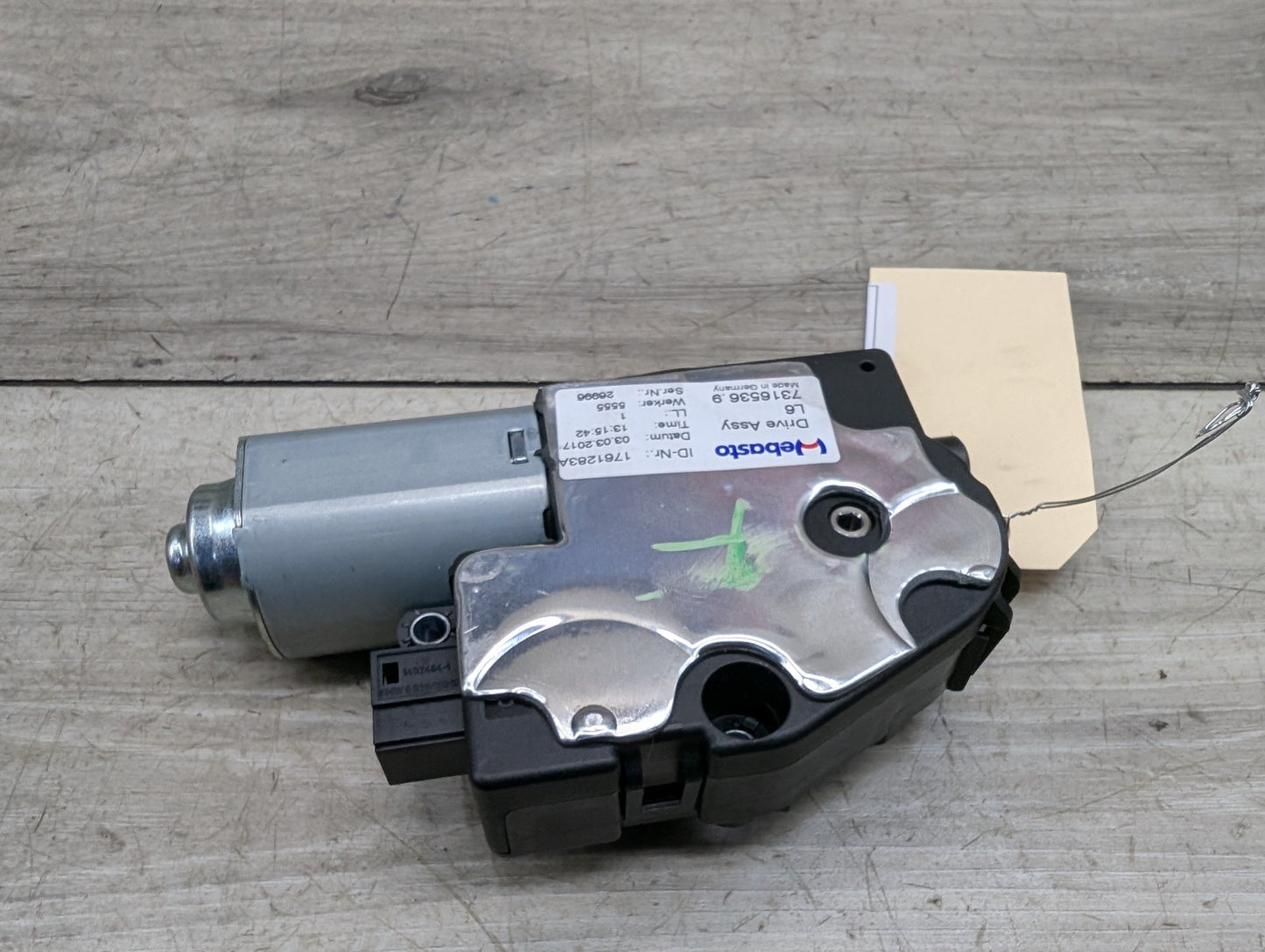 2017-2023 BMW 530i G30 Sunroof Sun Roof Glass Motor 7316536