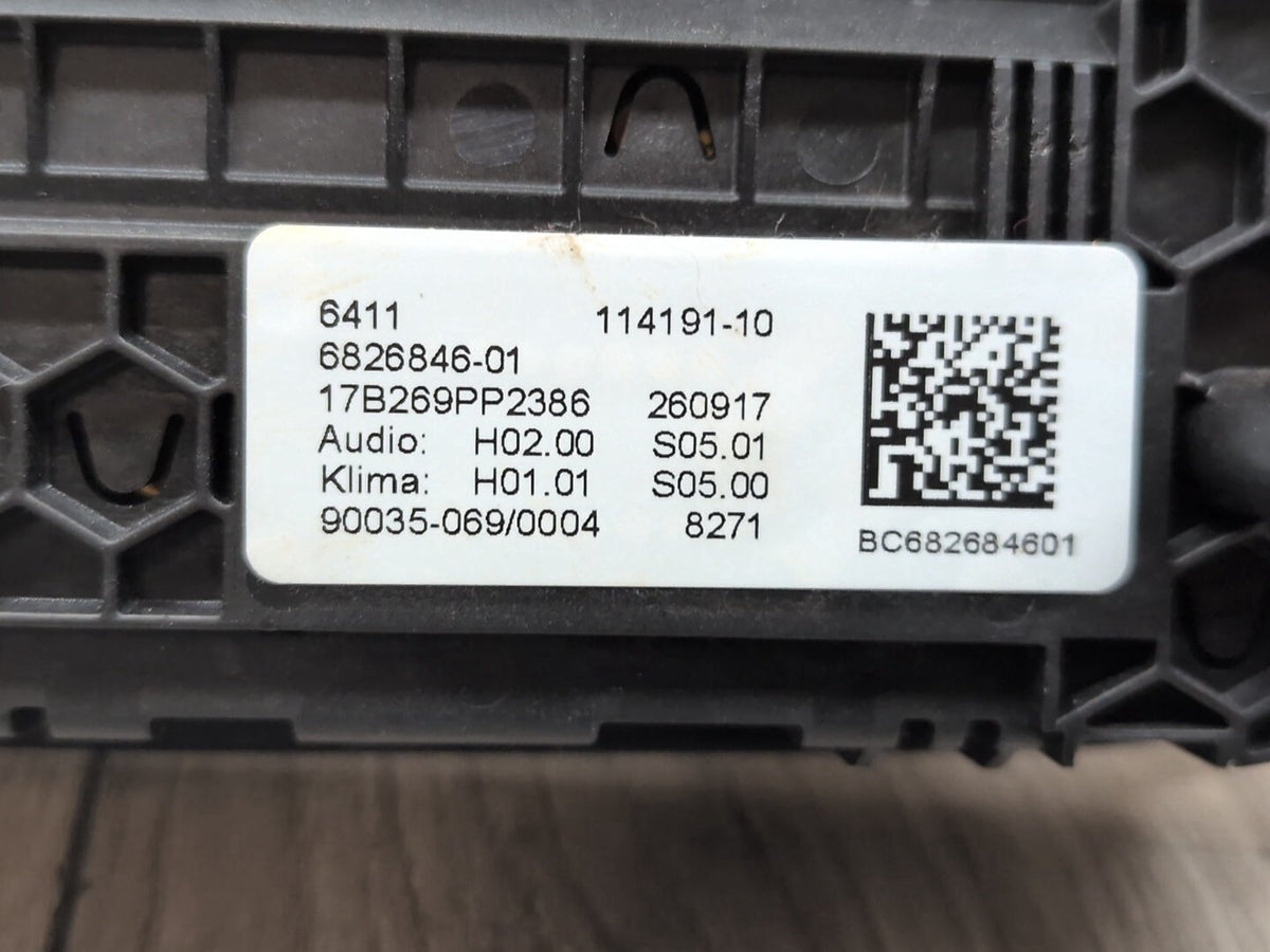2017-2023 BMW M550i G30 Radio Control Panel 6826846 OEM