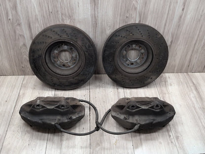 10-16 Mercedes-Benz E550 W212 4Matic Front Left Right Brake Calipers Brembo SET