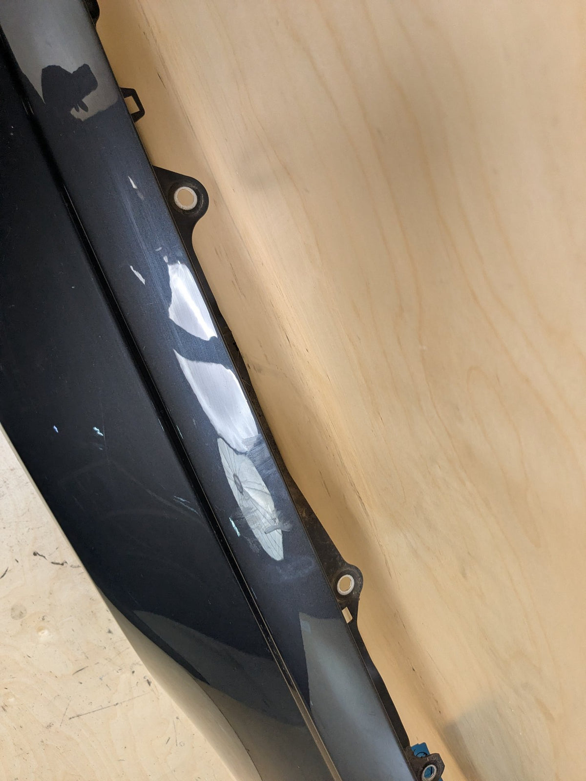 2012-2018 Audi A6 C7 Front Left Driver Fender Panel Black 4N/X7U
