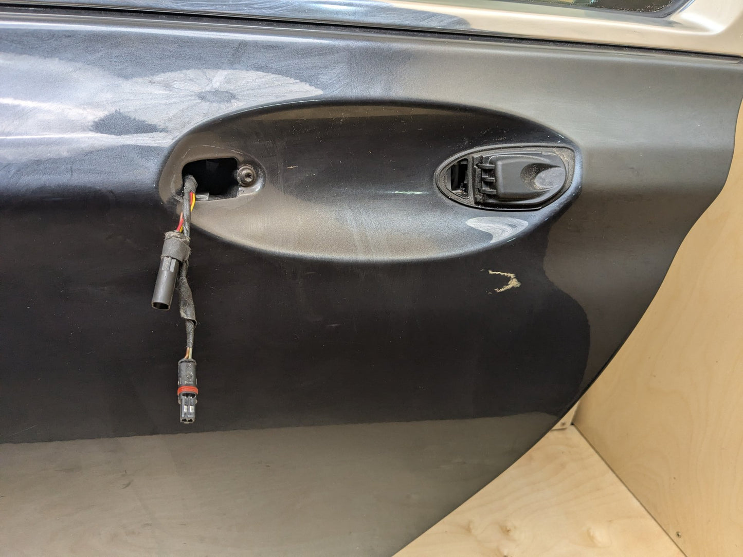 OEM BMW G11 G12 740 750 Rear Left Driver Aluminum Door Shell Panel Gray