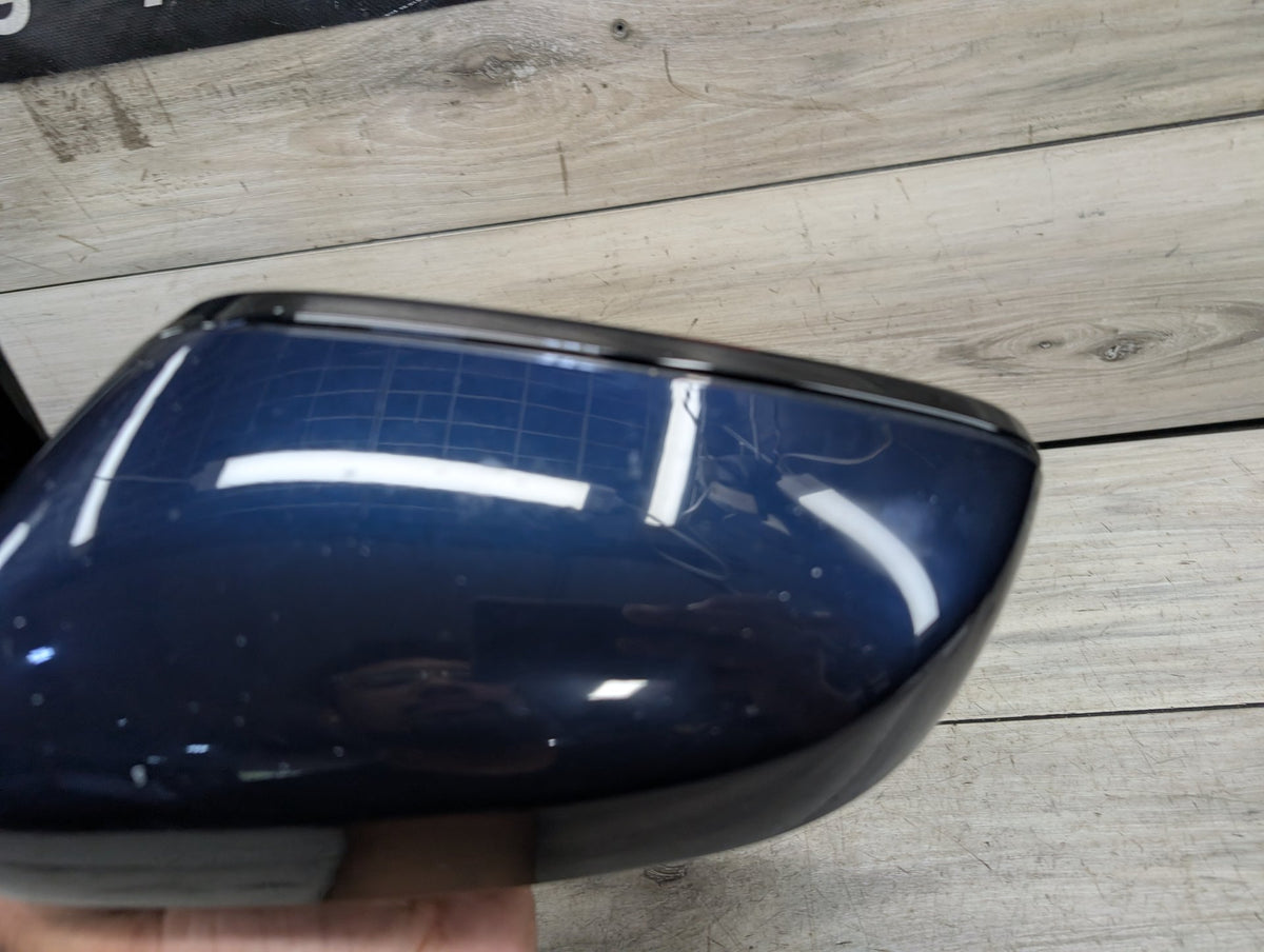 17-23 OEM BMW G30 530 540 M550 Left Driver Side Mirror Blind Spot SHADOW GLOSS