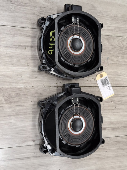 2014 - 2018 BMW X5 F85 Left Right Seat Speaker Subwoofer SET 9247342 S63B44T2