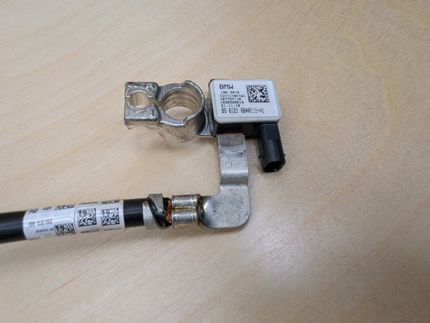 OEM BMW G01 G12 G30 530 540 M550 X3 Negative Battery Cable Terminal IBS Sensor