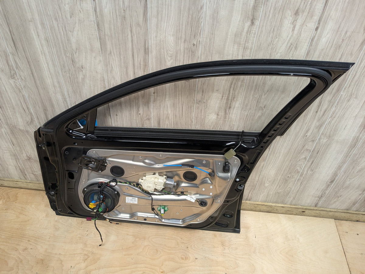 10-16 Mercedes-Benz Sedan W212 Front Right Passenger Door Shell Panel Black 040