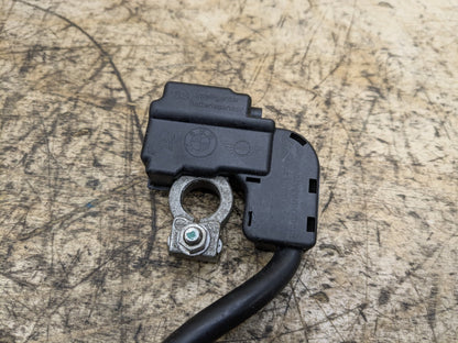 08-13 OEM BMW E82 E88 E89 128 135 Z4 Battery Negative Cable Terminal IBS Ground
