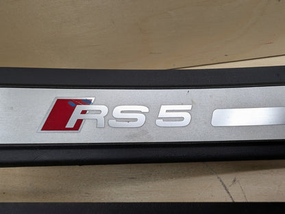 2011-2017 Audi RS5 8T Front Left Right Scuff Plate Door Sill SET 8T0853373