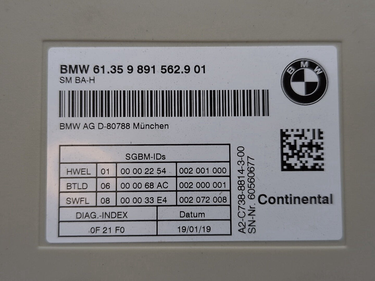 OEM BMW G01 G02 G05 G07 G12 G20 G29 G30 F90 Front Left Right Seat Control Module