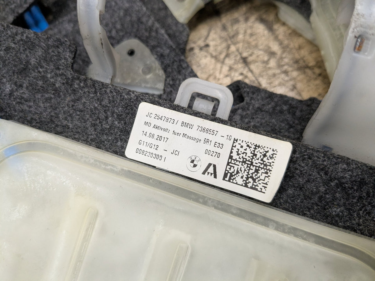 2018-2023 BMW M550i G30 Front Left Driver Seat Massage Assembly 7368557 OEM