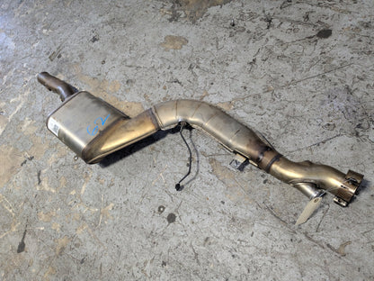 14-18 OEM BMW F30 328 Diesel Rear Exhaust Muffler PN: 8570096