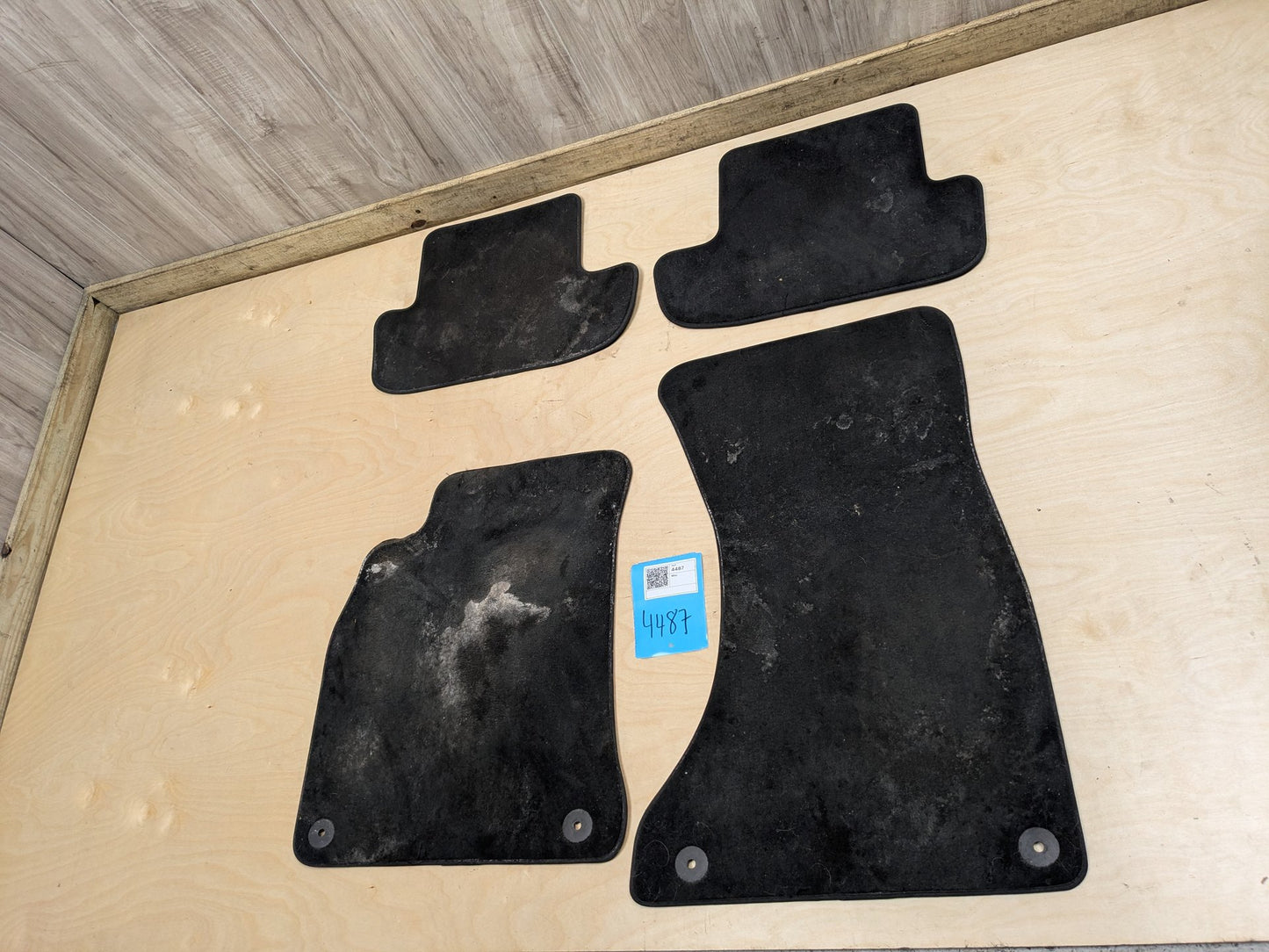 2008 - 2017 Audi S5 8T Front Rear Left Right Mat Carpet Floor Mats SET 8K1863691G