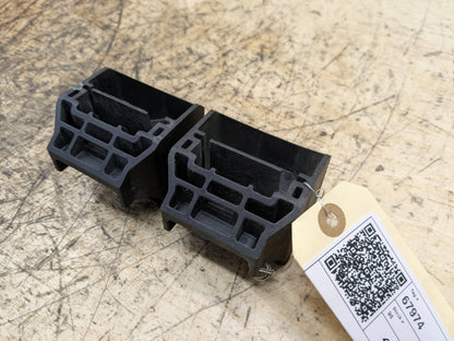 2008-2013 BMW 135i E88 Radiator Lower Mounting Brackets SET 7807184 OEM
