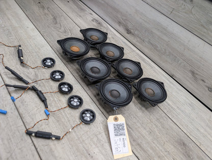 10-17 OEM BMW F01 F02 F03 F07 GT Audio HIFI HI-Fi Sound Speakers SET