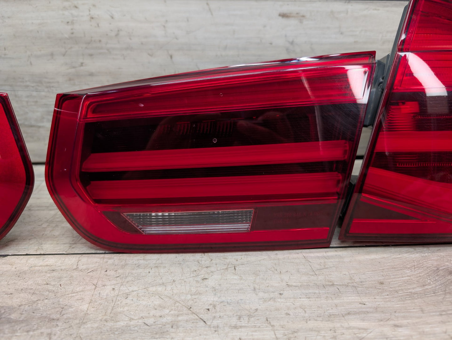 16-18 OEM BMW F30 F80 M3 LCI Rear Left Driver LED Inner Trunk Stop Tail Light