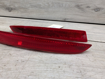 2011 - 2016 BMW 528i F10 Rear Left Right Bumper Reflectors SET 7318555 N20B20O0