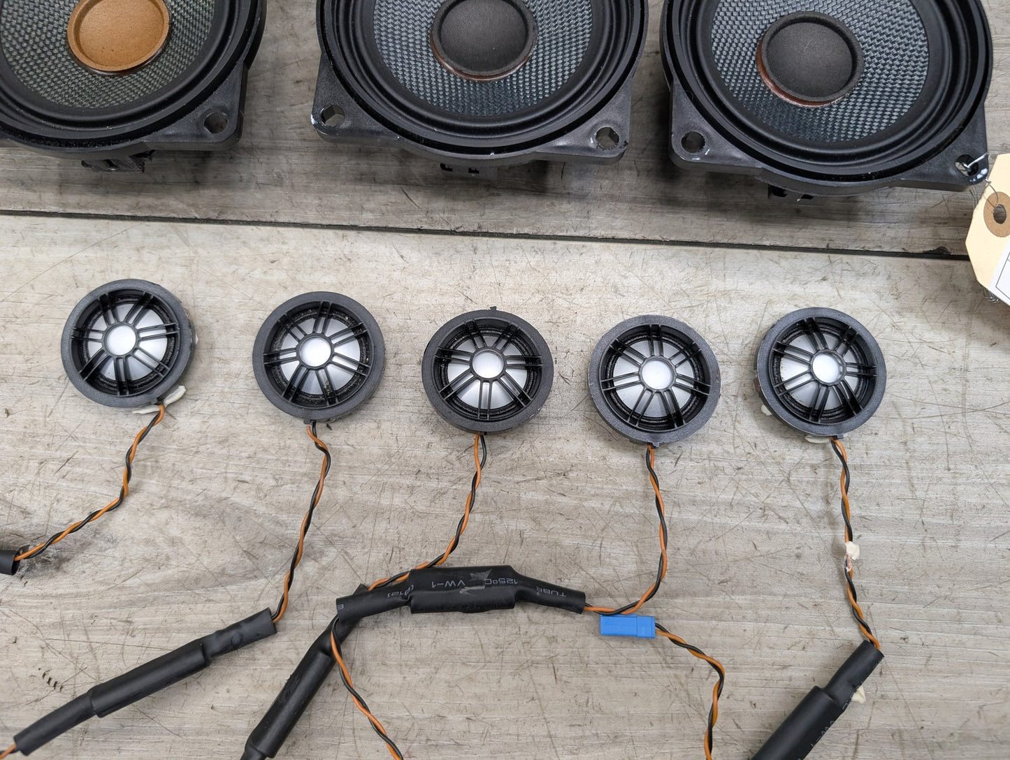 10-17 OEM BMW F01 F02 F03 F07 GT Audio HIFI HI-Fi Sound Speakers SET