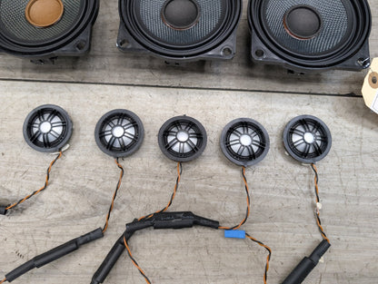 10-17 OEM BMW F01 F02 F03 F07 GT Audio HIFI HI-Fi Sound Speakers SET