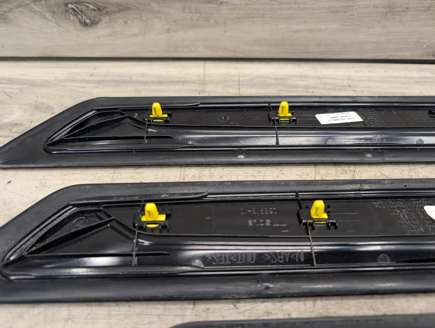 2014 - 2019 BMW 340 F34 Front Rear Left Right Scuff Plate Door Sill SET 7410460 B58B30M0
