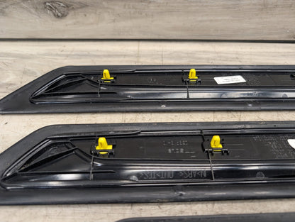 2014 - 2019 BMW 340 F34 Front Rear Left Right Scuff Plate Door Sill SET 7410460 B58B30M0