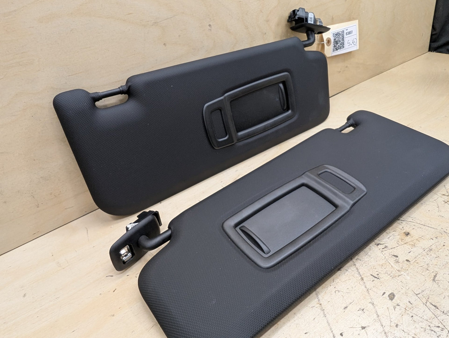 18-21 OEM BMW G01 G02 F97 F98 Right Passenger Side Sun Visor Anthracite Black