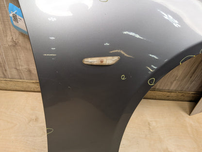 04-10 BMW E60 Front Right Passenger Fender Panel Grey A52