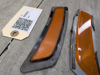 2011-2016 BMW 535i F10 Front Left Right Bumper Reflectors SET 20200122