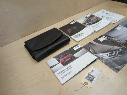 2014 BMW 328i F30- Owners Manual Books w/ Case SET