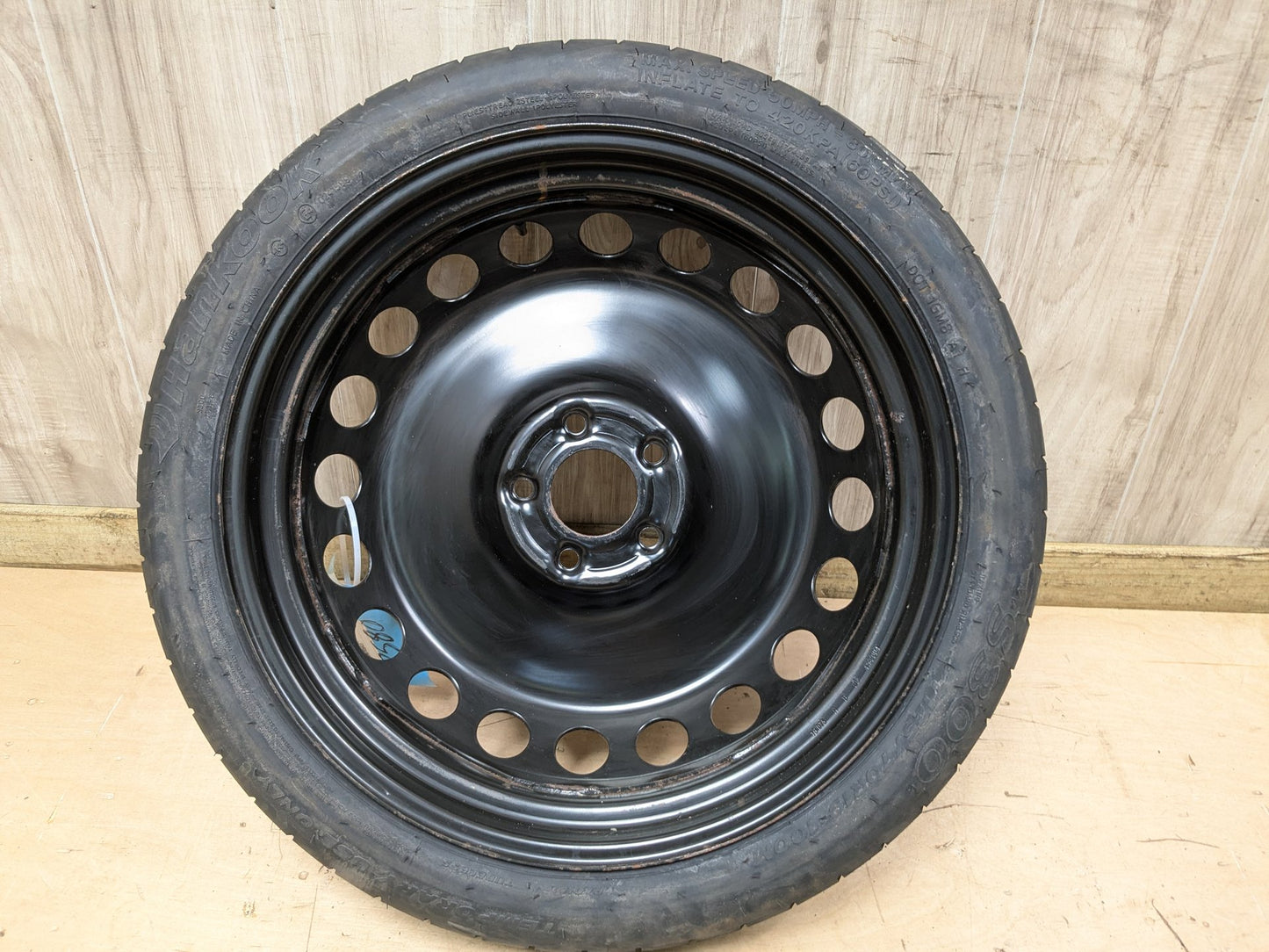 2013 - 2017 Audi S5 8T Emergency Spare Wheel Rim Tire 8T074303828128L4 CTUB
