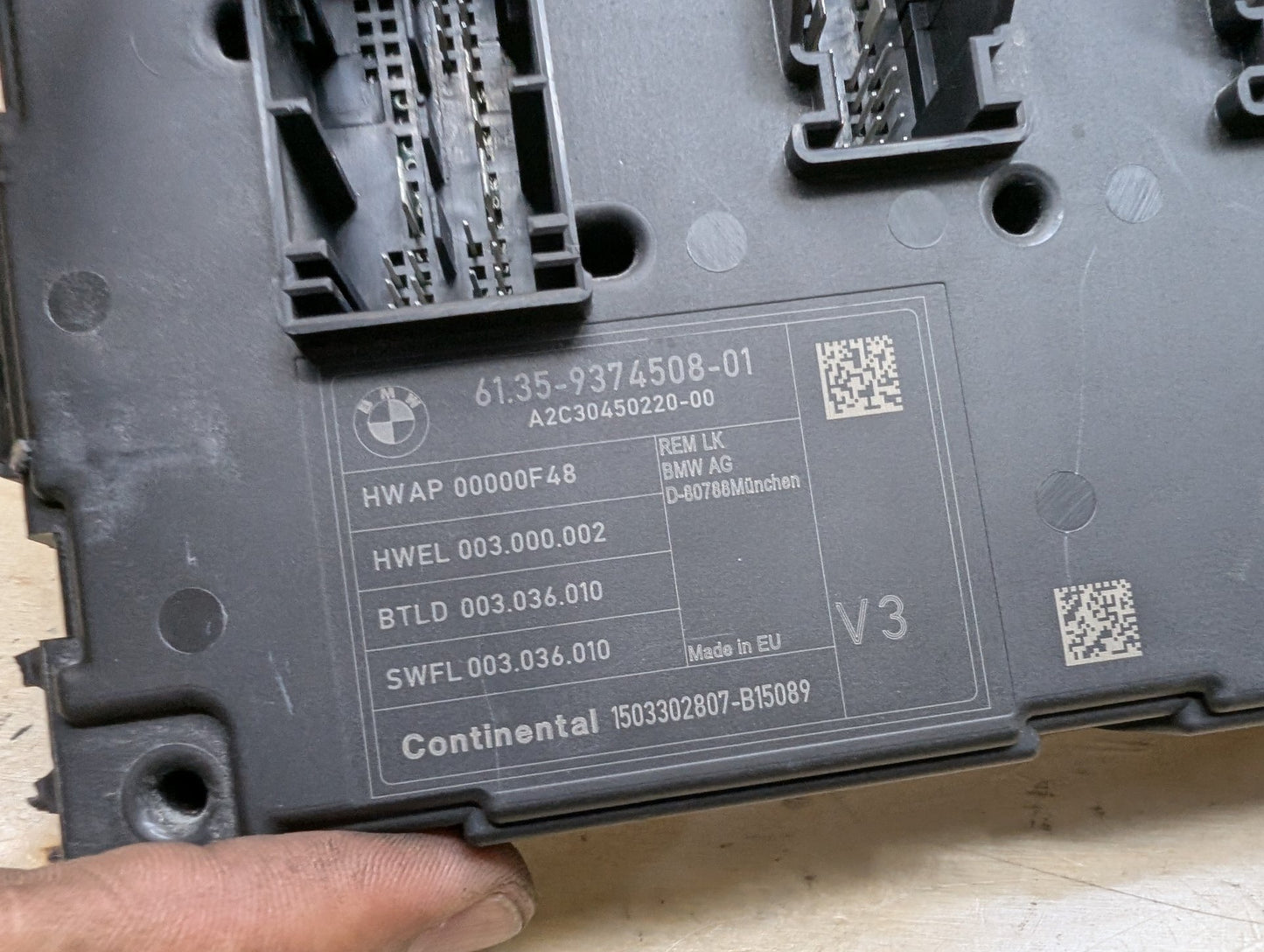 OEM BMW F22 F30 F32 F36 F80 F82 REM Rear Body Control Electronic Module BCM Box