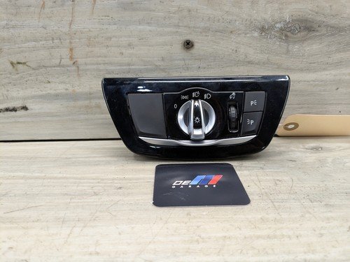 17-23 OEM BMW F90 M5 G30 G32 Headlight Switch Control Panel Light Module BLACK