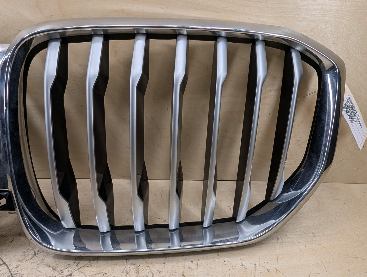 2019-2026 BMW X5 G05 Upper Bumper Cover Kidney Grilles SET 7454887 OEM