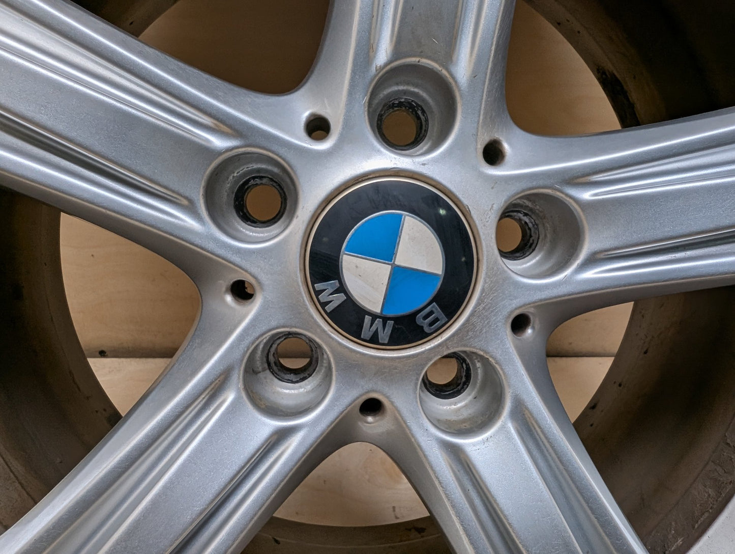 OEM BMW F30 F32 F33 F36 328 335 428 Wheel Rim 17x7.5 ET:37 Star Spoke Style 393