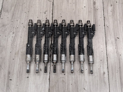 2015-2018 BMW F85 X5 S63B44T2 Engine Motor Injector SET 7645956