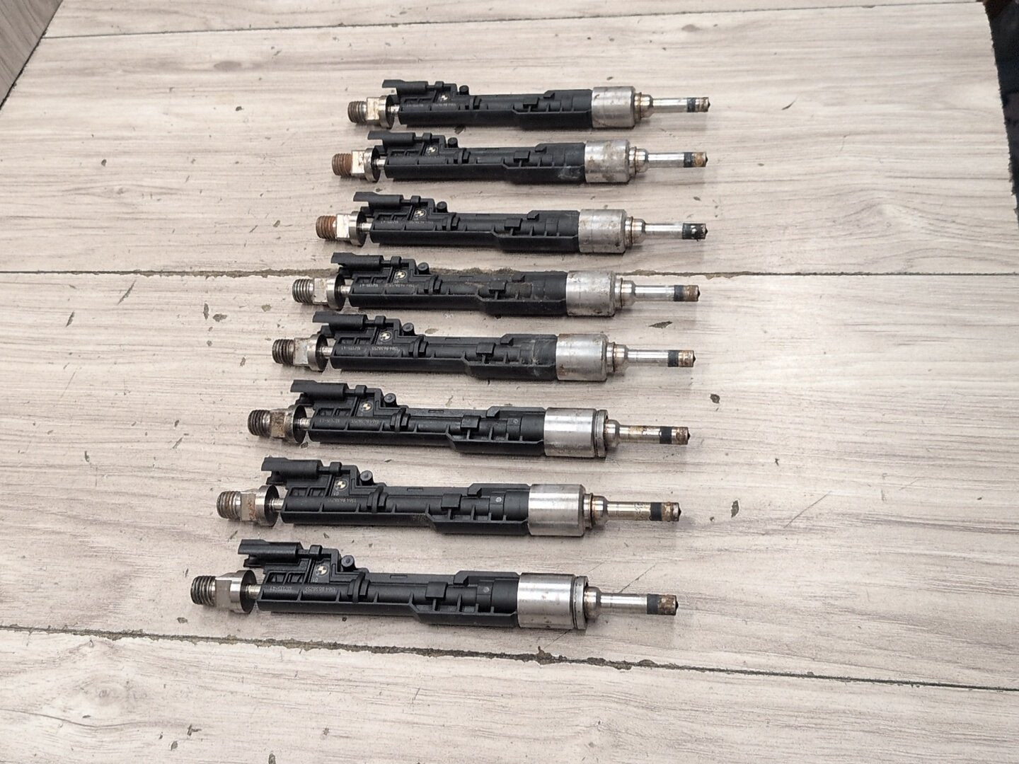 2016-2022 BMW G12 750i N63B44O2 Engine Motor Injector SET 8638255