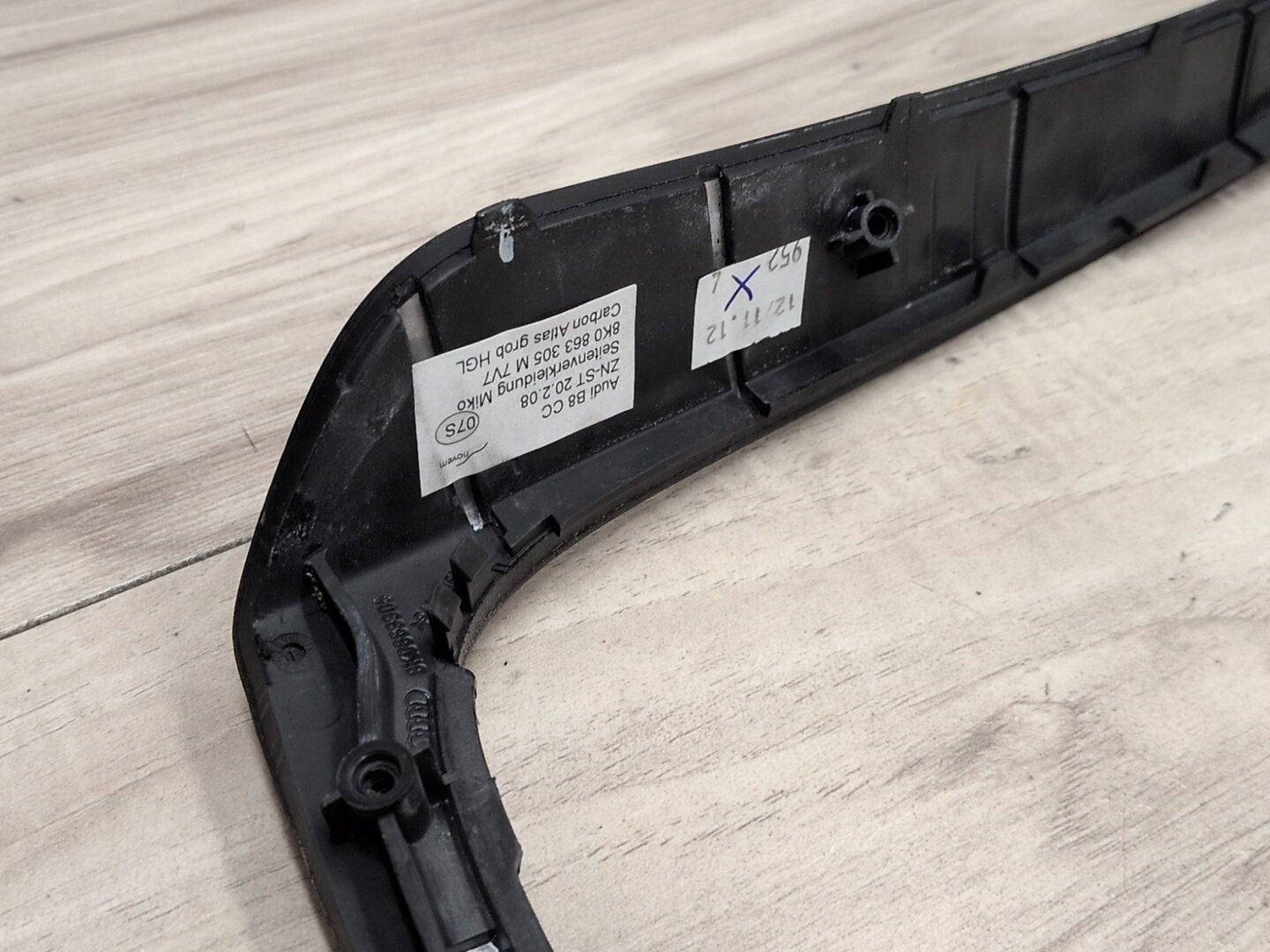 08-17 OEM Audi S5 Center Console Shift Interior Door Trim Panel Carbon Fiber SET