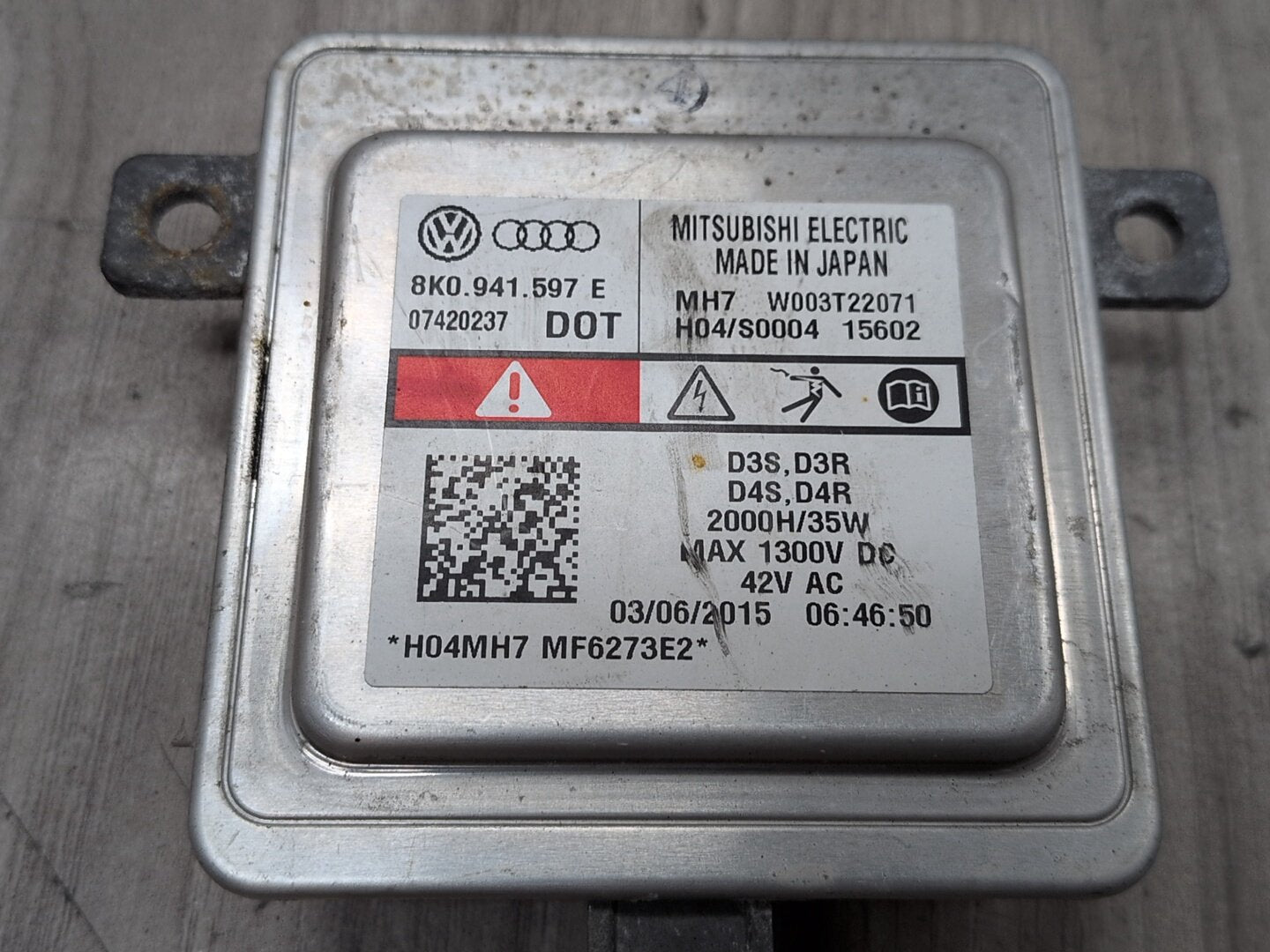 2013 - 2017 Audi S5 8T Front Right Passenger Headlight Ballast Modules SET 4G0907697D CTUB