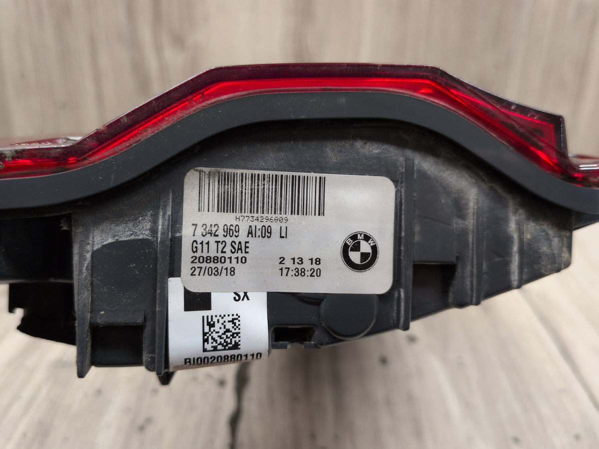 16-19 OEM BMW G11 G12 740 750 M760 Rear Left Driver Inner Trunk LED Tail Light