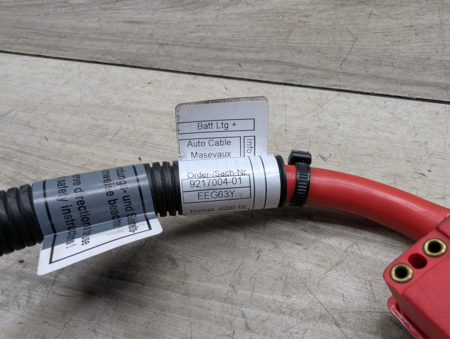 OEM BMW E70 E71 X5 X6 X5M X6M Battery Plus Pole Terminal Positive Red Cable
