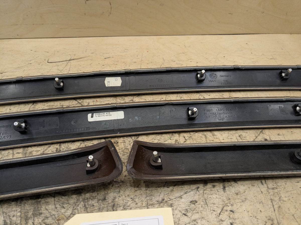 2007-2013 BMW 328i E92 Center Console Trim SET 6958236