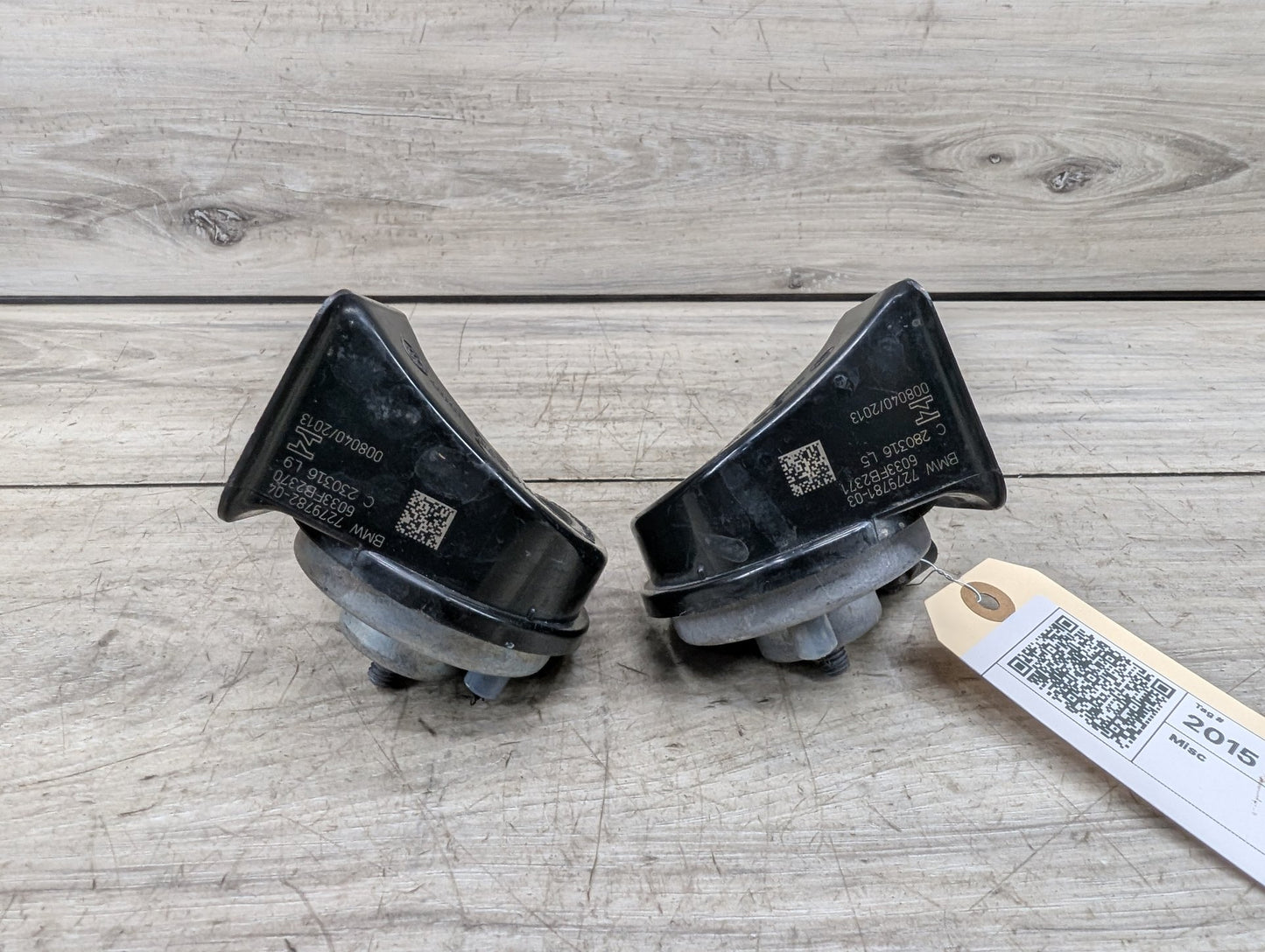 2011 - 2016 BMW 528i F10 Alarm Horns SET 7279781 N20B20O0