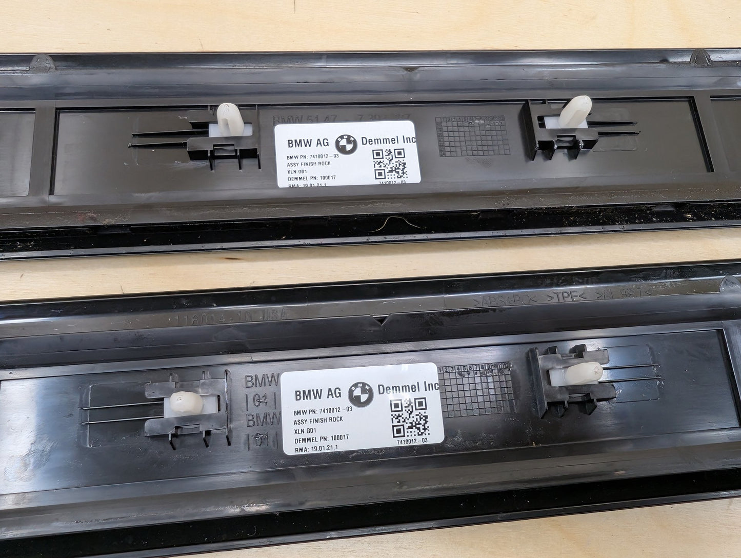 18-24 OEM BMW G01 G02 X3 X4 X Line Front Left Right Door Cover Trim Sills PAIR