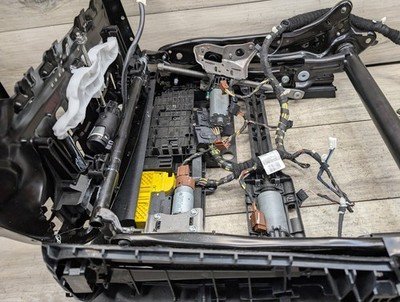 OEM BMW F95 G05 G06 G07 X5 X7 Front Left Driver Seat Lower Track Frame w/ Motors