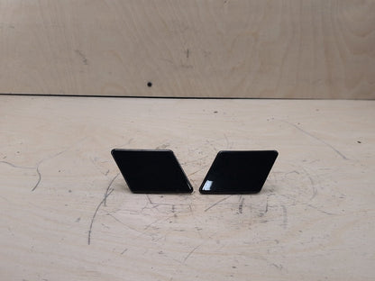 OEM BMW E90 LCI Front Left Right Bumper Headlight Washer Nozzle Cap Cover PAIR